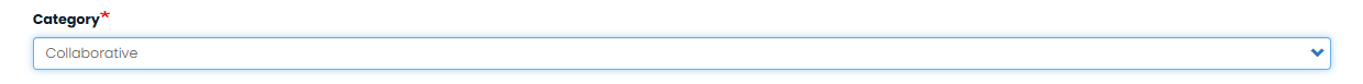 select the project category